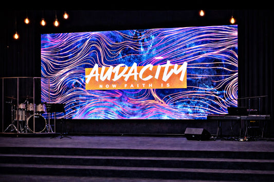 Hallelujah P3.9 Church LED Wall – 18’ x 9.8’ | Turn-Key Ready