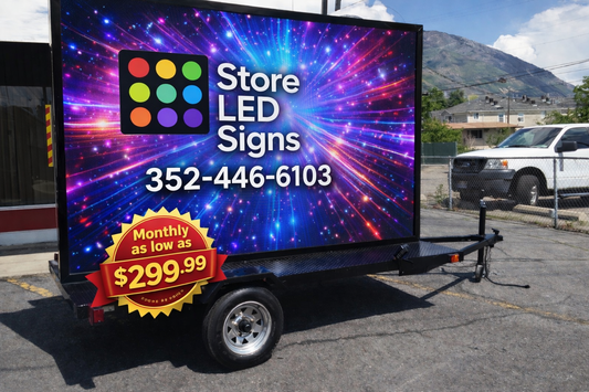 6×10 Mobile LED Billboard Trailer – Promote Your Business or Earn Passive Ad Income