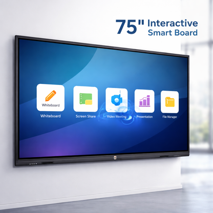 Interactive Smart Board Display for Classrooms, Offices & Conference Rooms 75” inch Top Seller