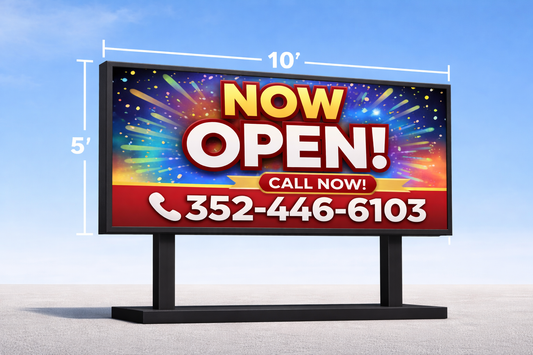 5’ x 10’ Outdoor LED Digital Sign (Single-Sided | P6)