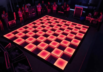 15x15 FT Interactive LED Dance Floor – RGB Modular Tile System for Weddings & Events