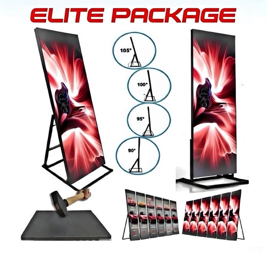 Elite Vertical LED Poster Display (86”) – Ultra HD Turn-Key Digital Signage