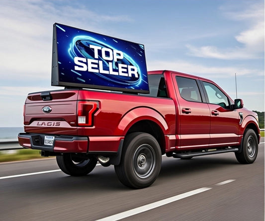 50” Double-Sided Full-Color LED Display Sign for Pickup Trucks – Turn-Key Ready BEST SELLER