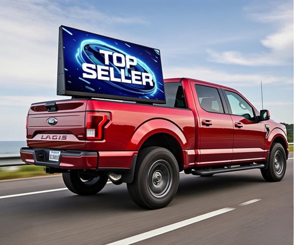 50” Double-Sided Full-Color LED Display Sign for Pickup Trucks – Turn-Key Ready BEST SELLER