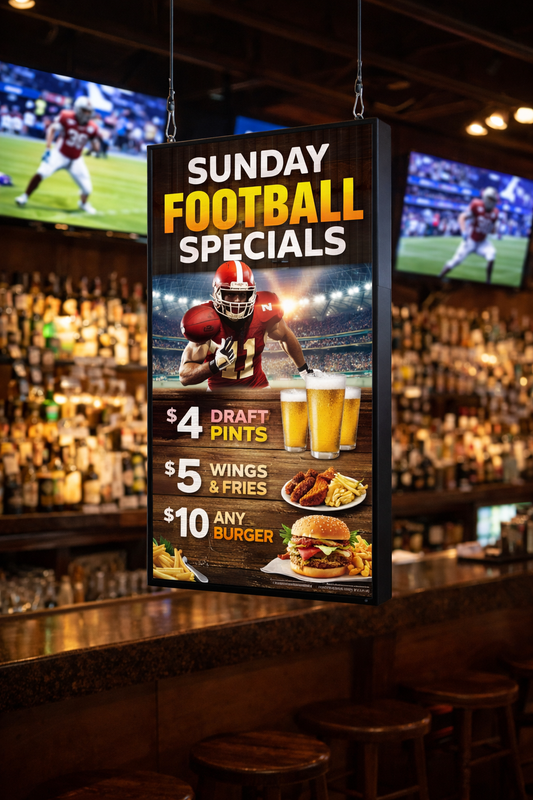 43” Commercial Indoor Digital Display for Restaurants, Bars, Stadiums & Hospitality BEST SELLER