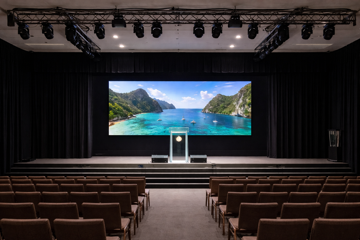 Starter P3.9 Church LED Wall – 9.8’ x 6.5’ | Turn-Key Ready