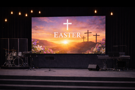 Starter P3.9 Church LED Wall – 9.8’ x 6.5’ | Turn-Key Ready